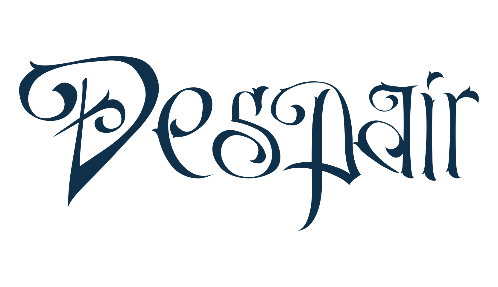 Despair, various font preview