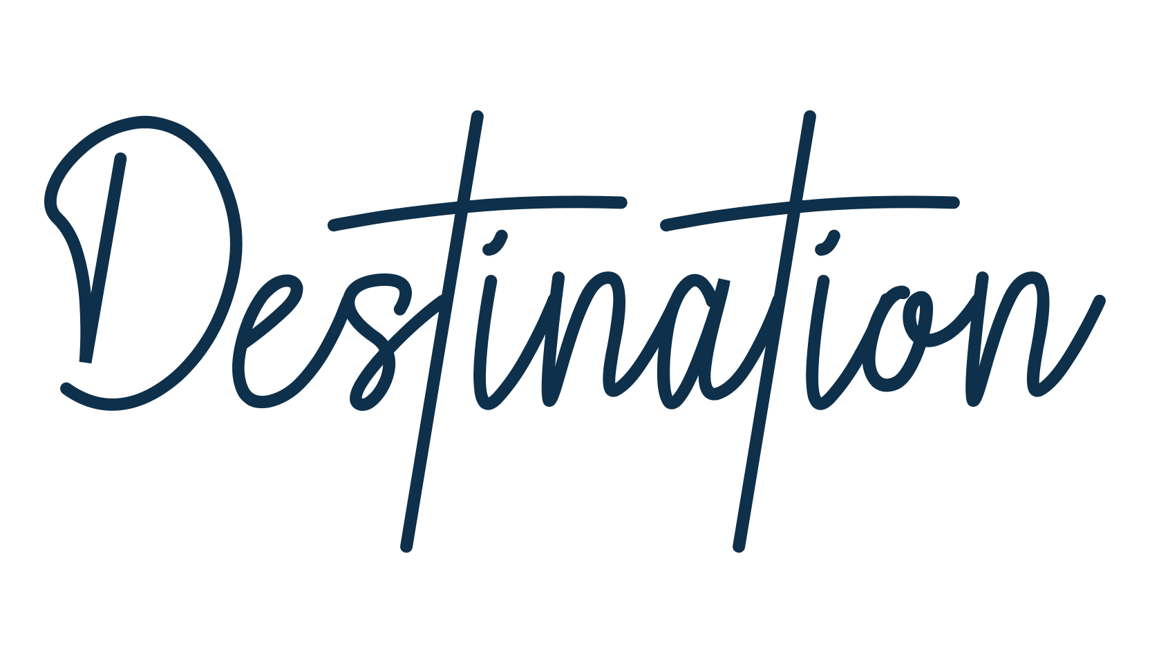 Destination (destination-2), script handwritten fancy decorative calligraphy font preview
