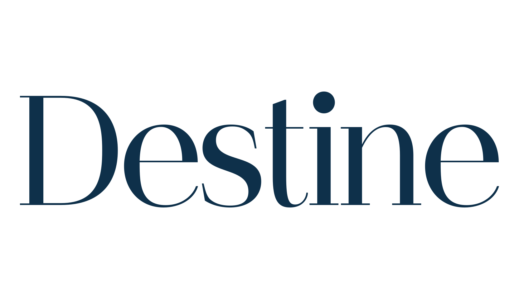 Destine, basic serif font preview