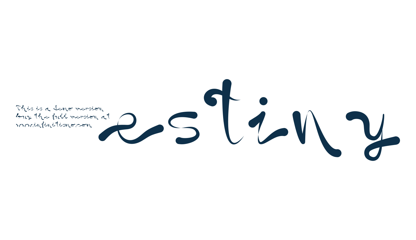 Destiny (destiny-2), fancy decorative font preview