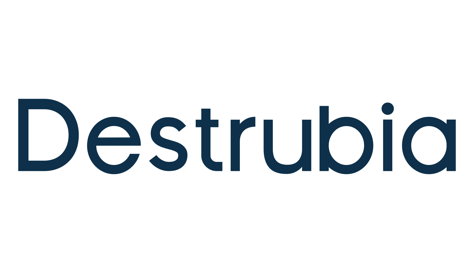 Destrubia, sans serif font preview