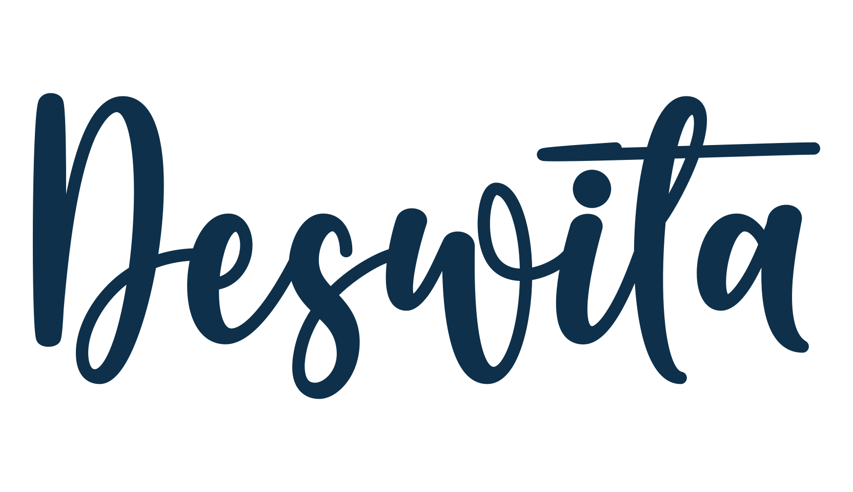 Deswita, fancy decorative font preview