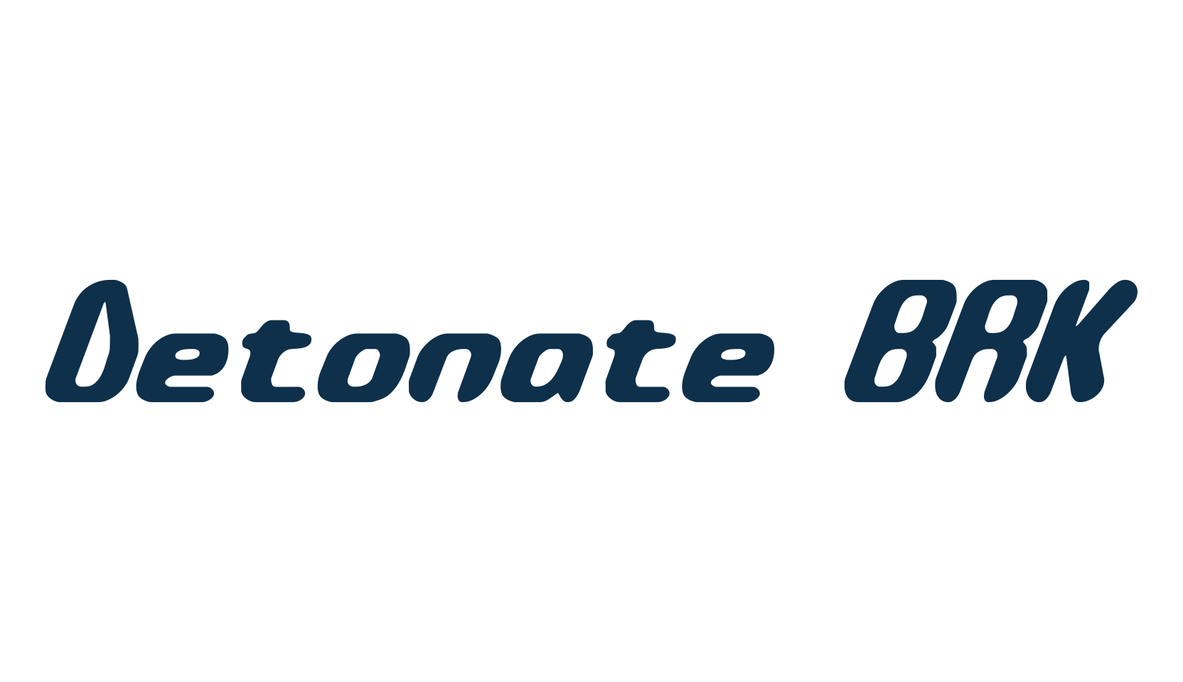 Detonate BRK, various font preview