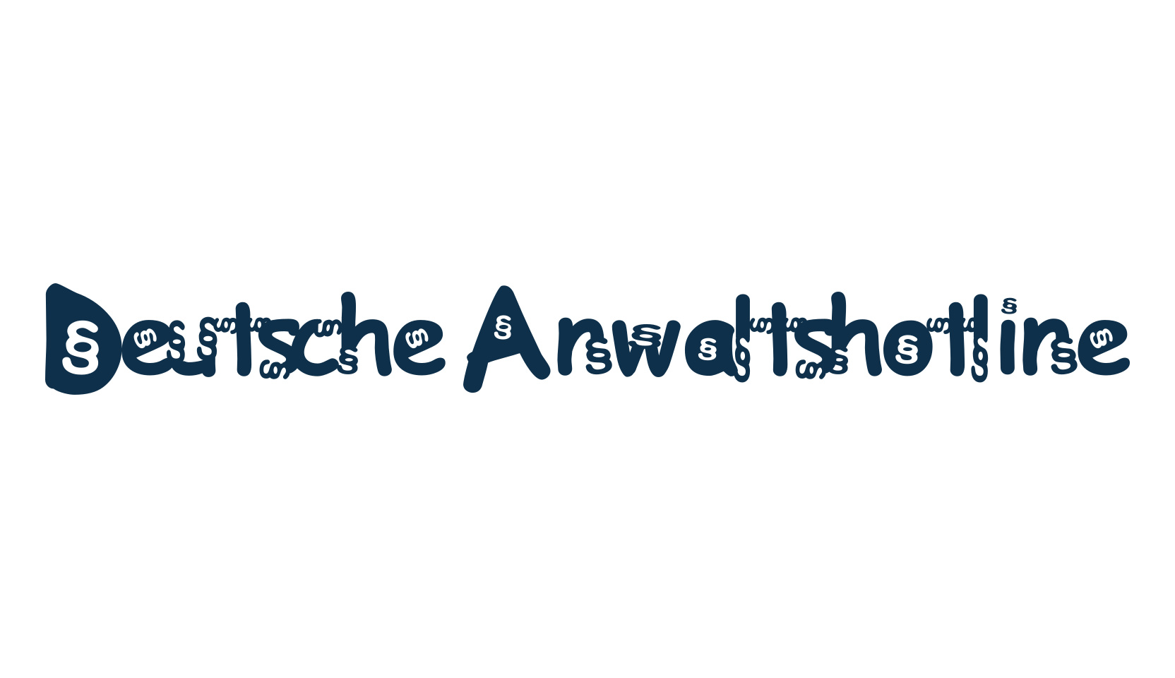 Deutsche Anwaltshotline, fancy decorative font preview