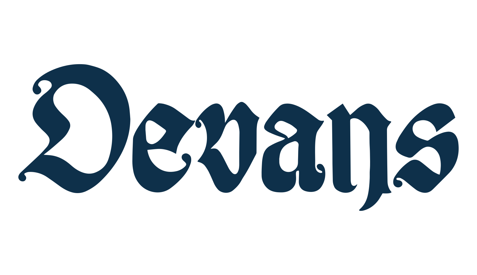 Devans, medieval font preview