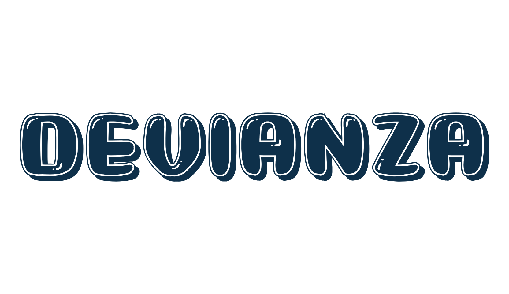 Devianza, groovy font preview