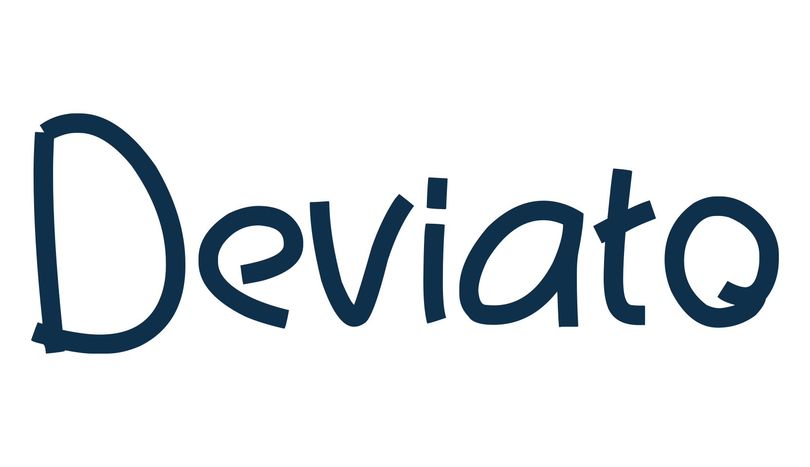 Deviato, display market font preview