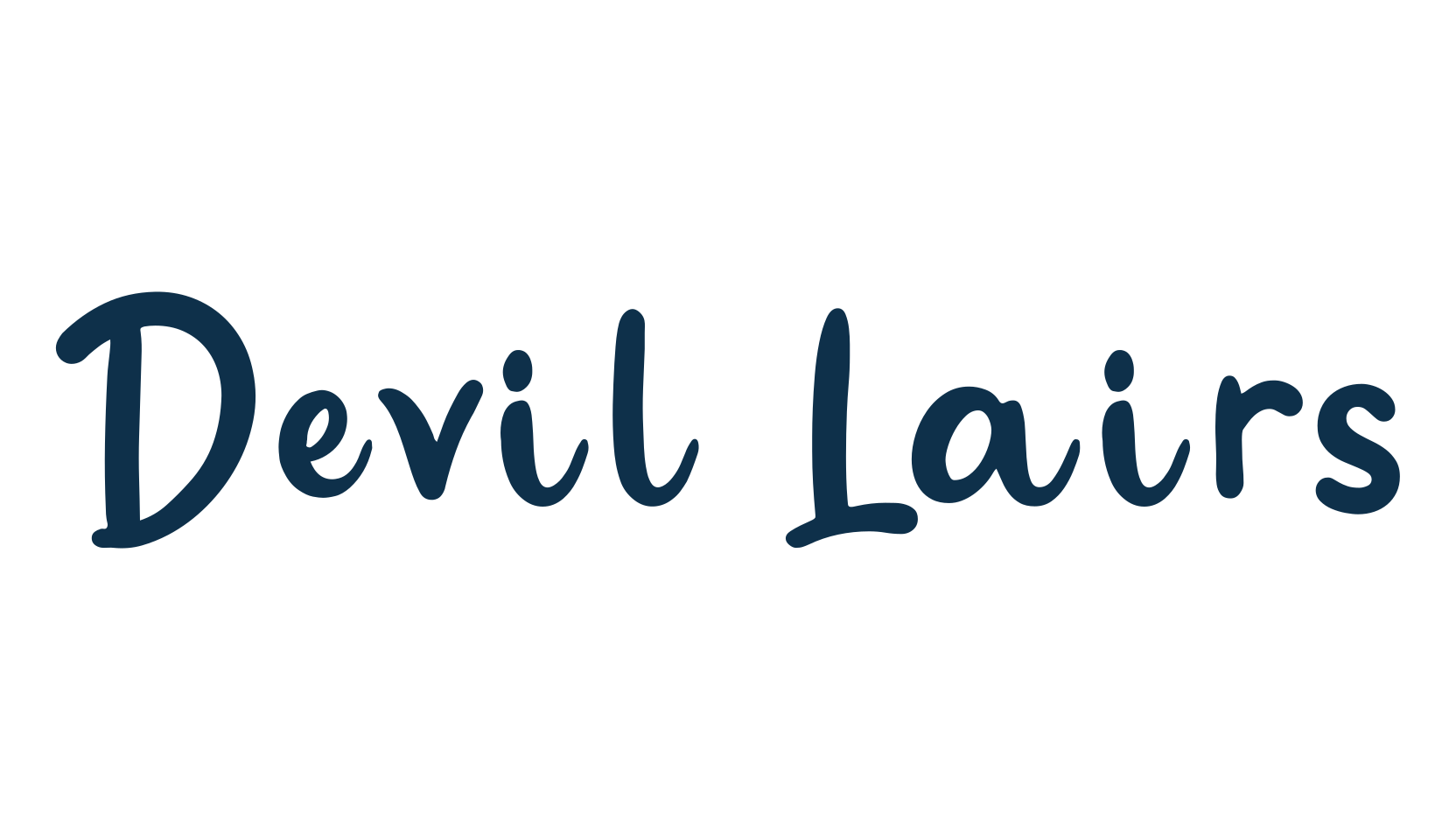 Devil Lairs, fancy decorative font preview