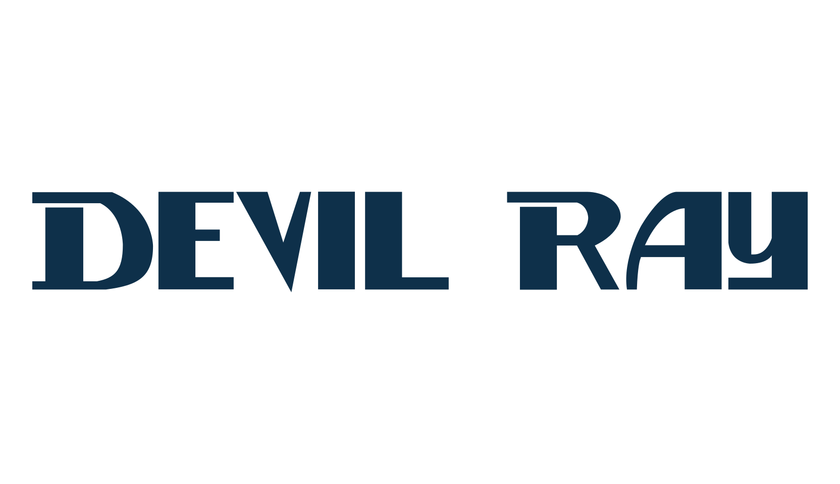 Devil Ray, fancy various decorative font preview