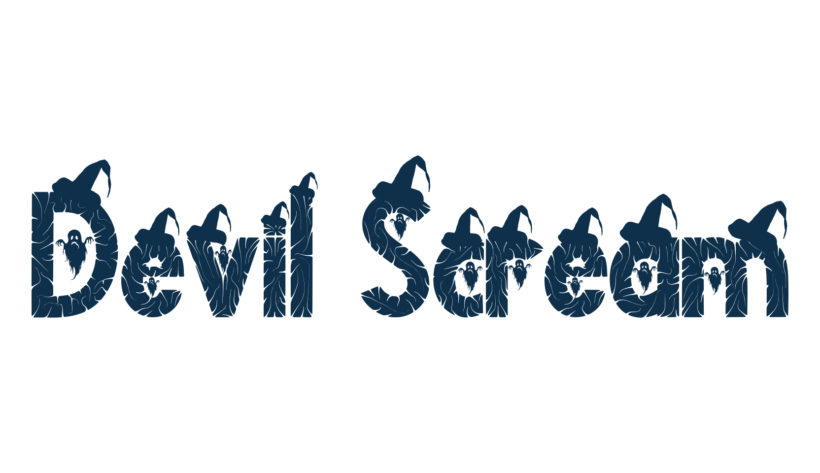 Devil Scream, display market font preview