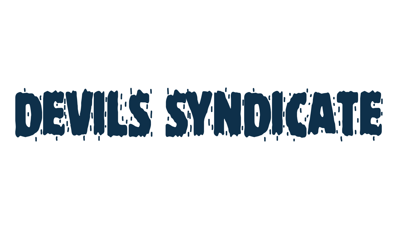 Devils Syndicate, halloween font preview