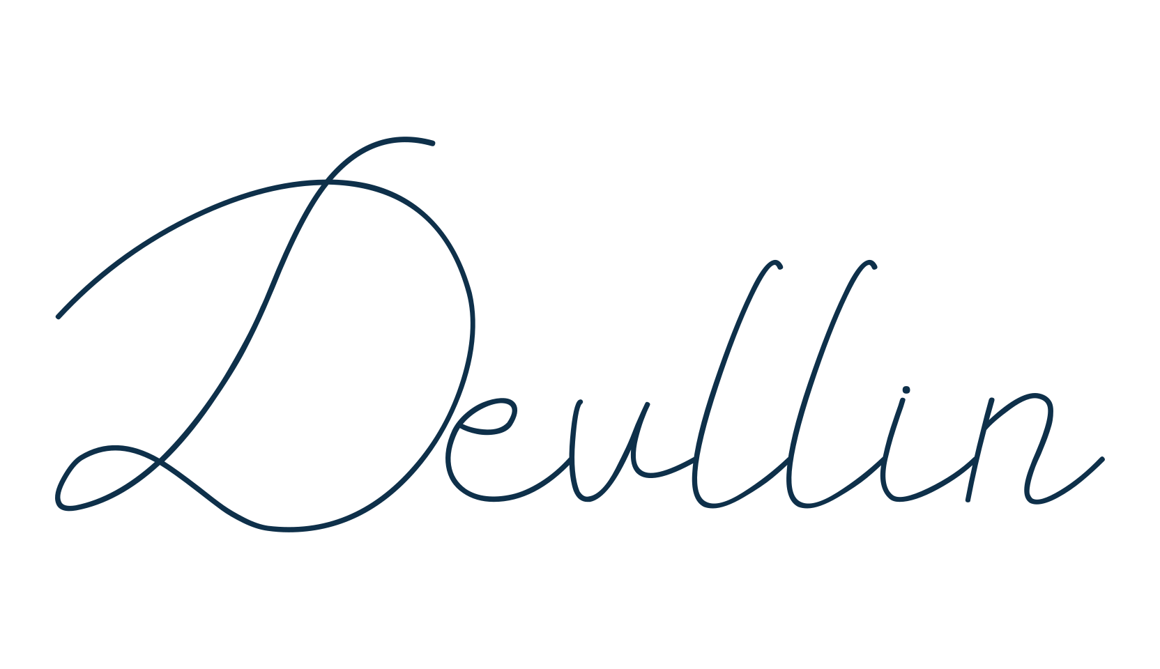 Devllin, script handwritten fancy decorative calligraphy font preview
