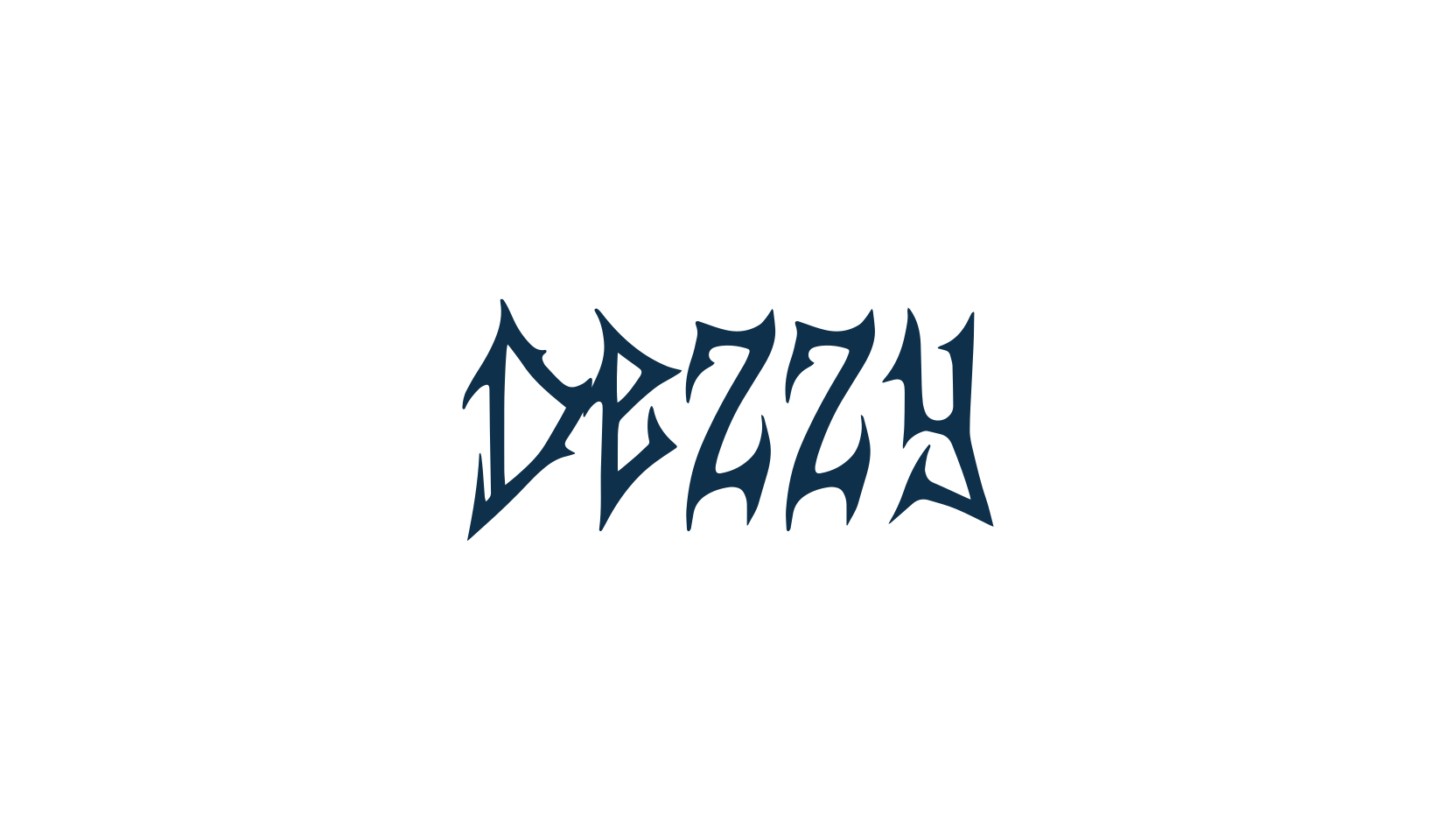 Dezzy, modern font preview