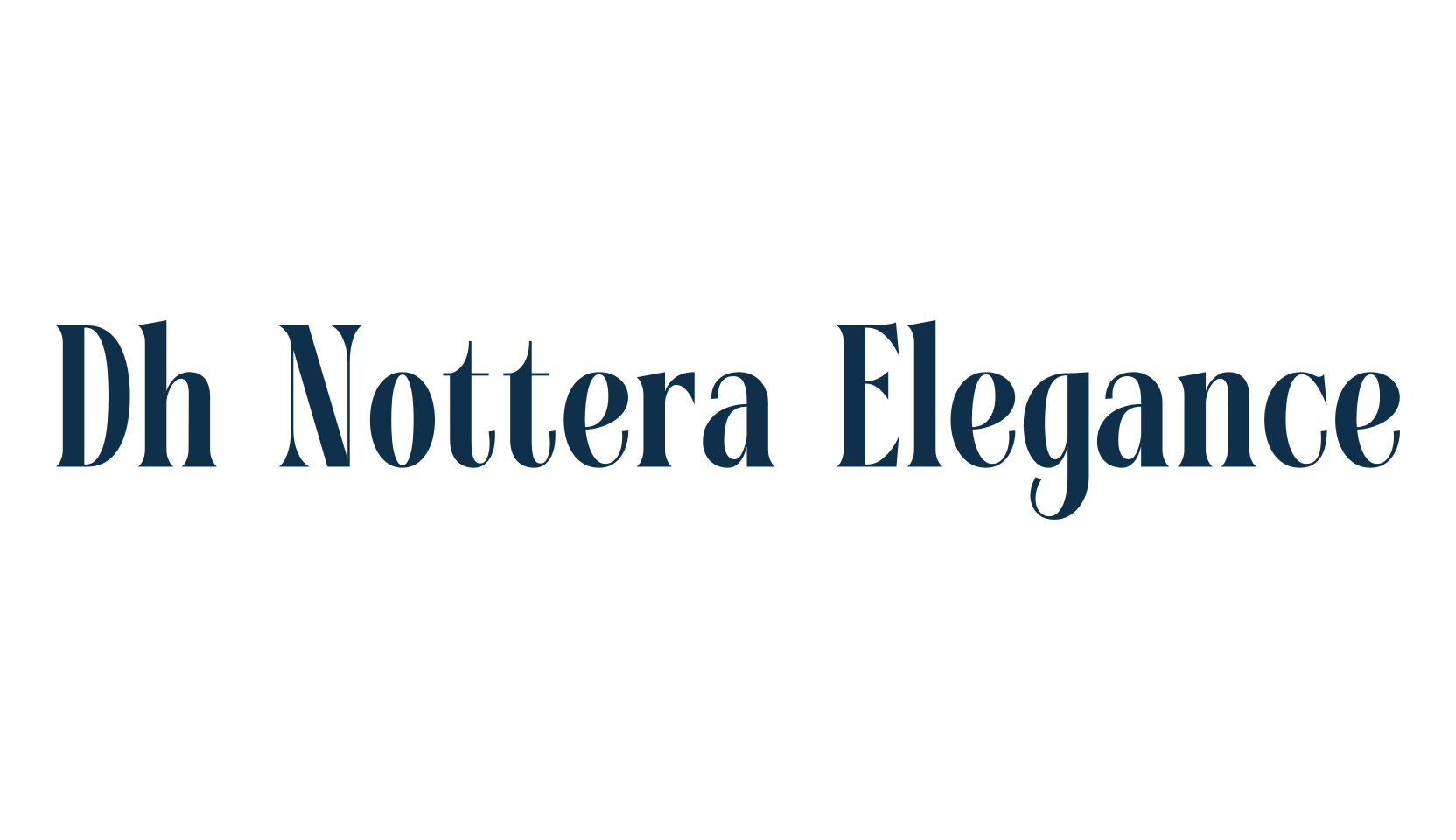 Dh Nottera Elegance, serif font preview