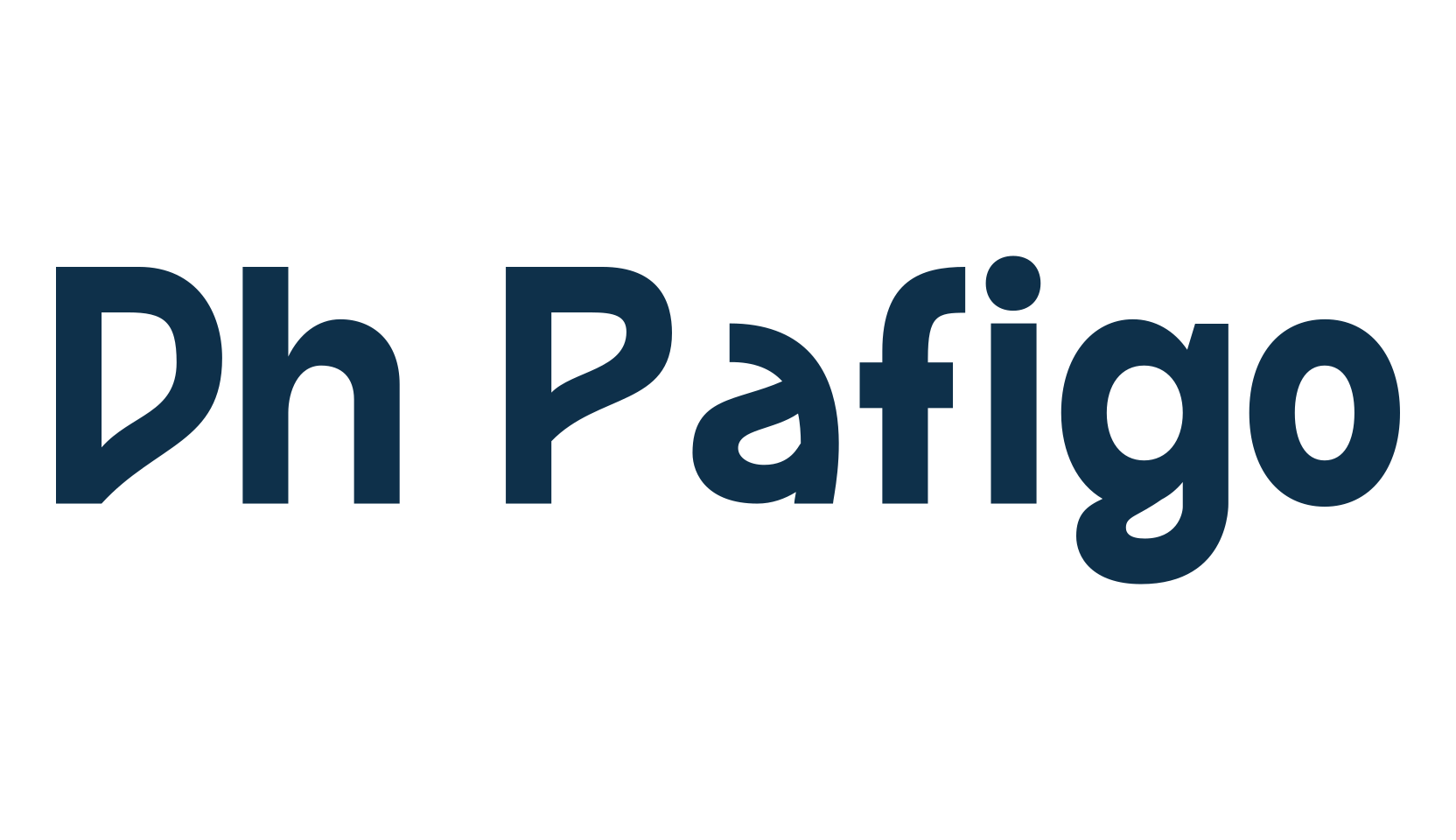 Dh Pafigo, sans serif font preview