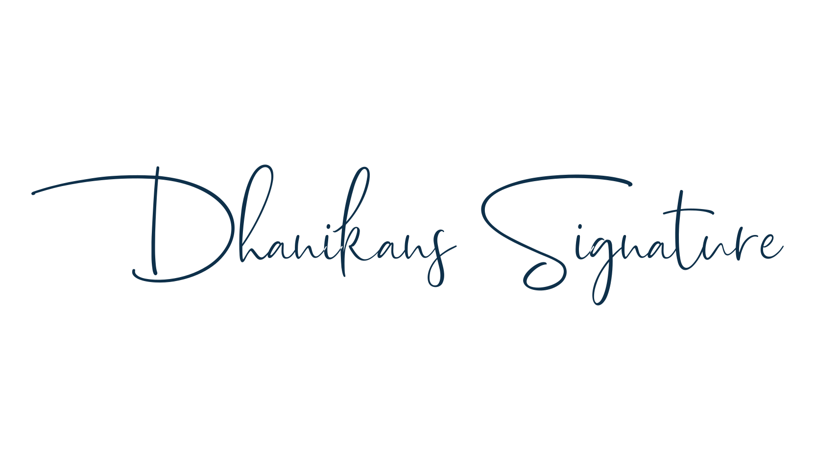 Dhanikans Signature 2, script handwritten fancy decorative calligraphy font preview