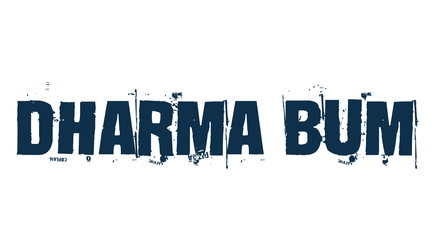 Dharma Bum, destroy font preview