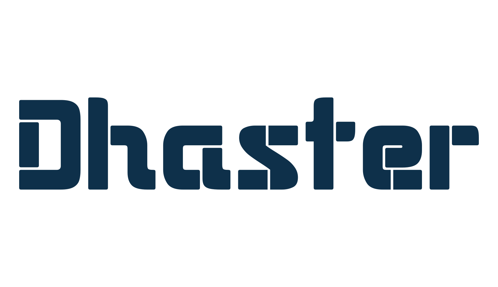 Dhaster, stencil, army font preview
