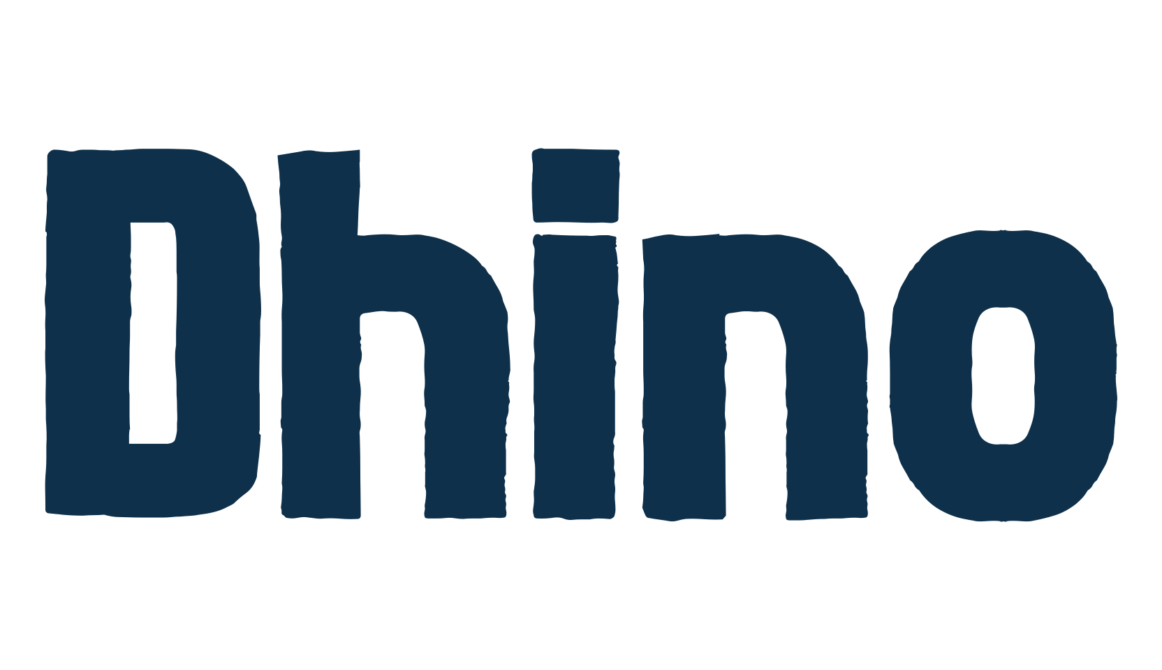 Dhino, fancy eroded decorative font preview