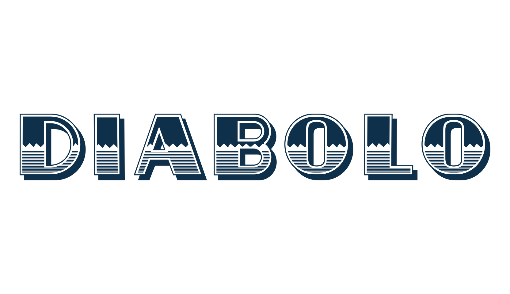 Diabolo, fancy decorative font preview