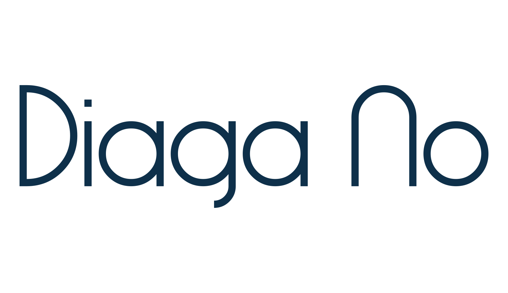 Diaga No, basic sans serif font preview