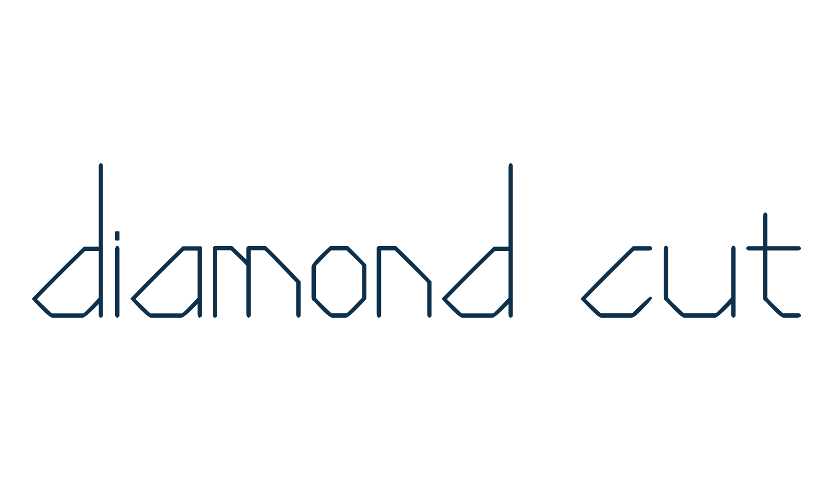 Diamond Cut (diamond-cut), various font preview