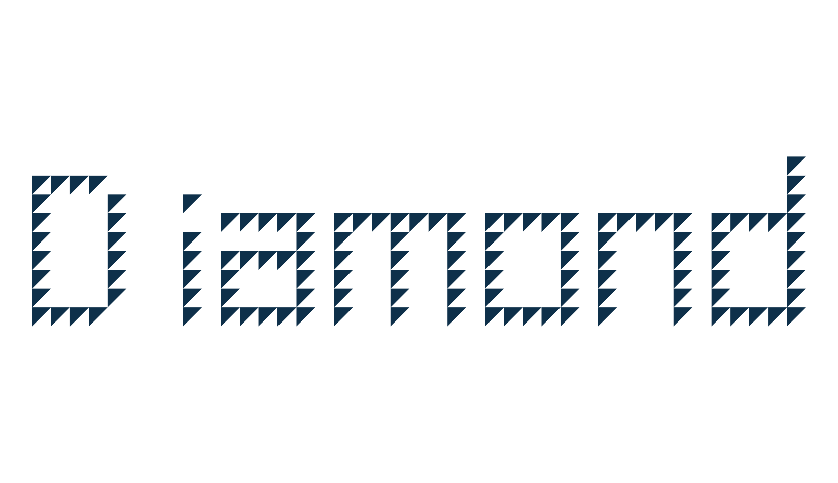 Diamond, fancy various decorative font preview