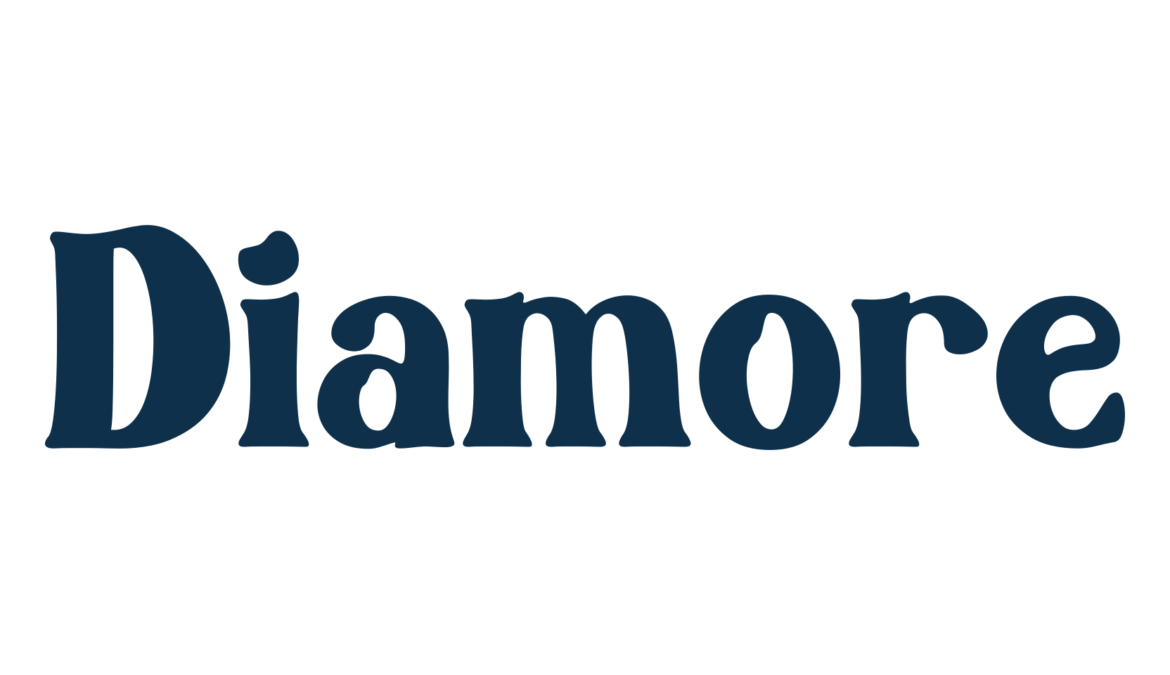 Diamore, retro font preview