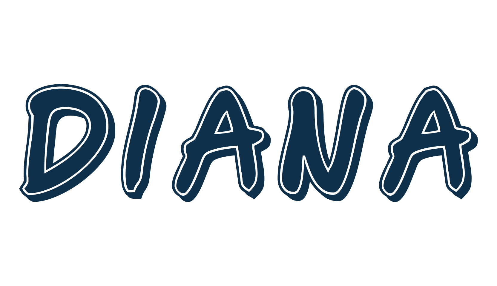 Diana (diana), various font preview