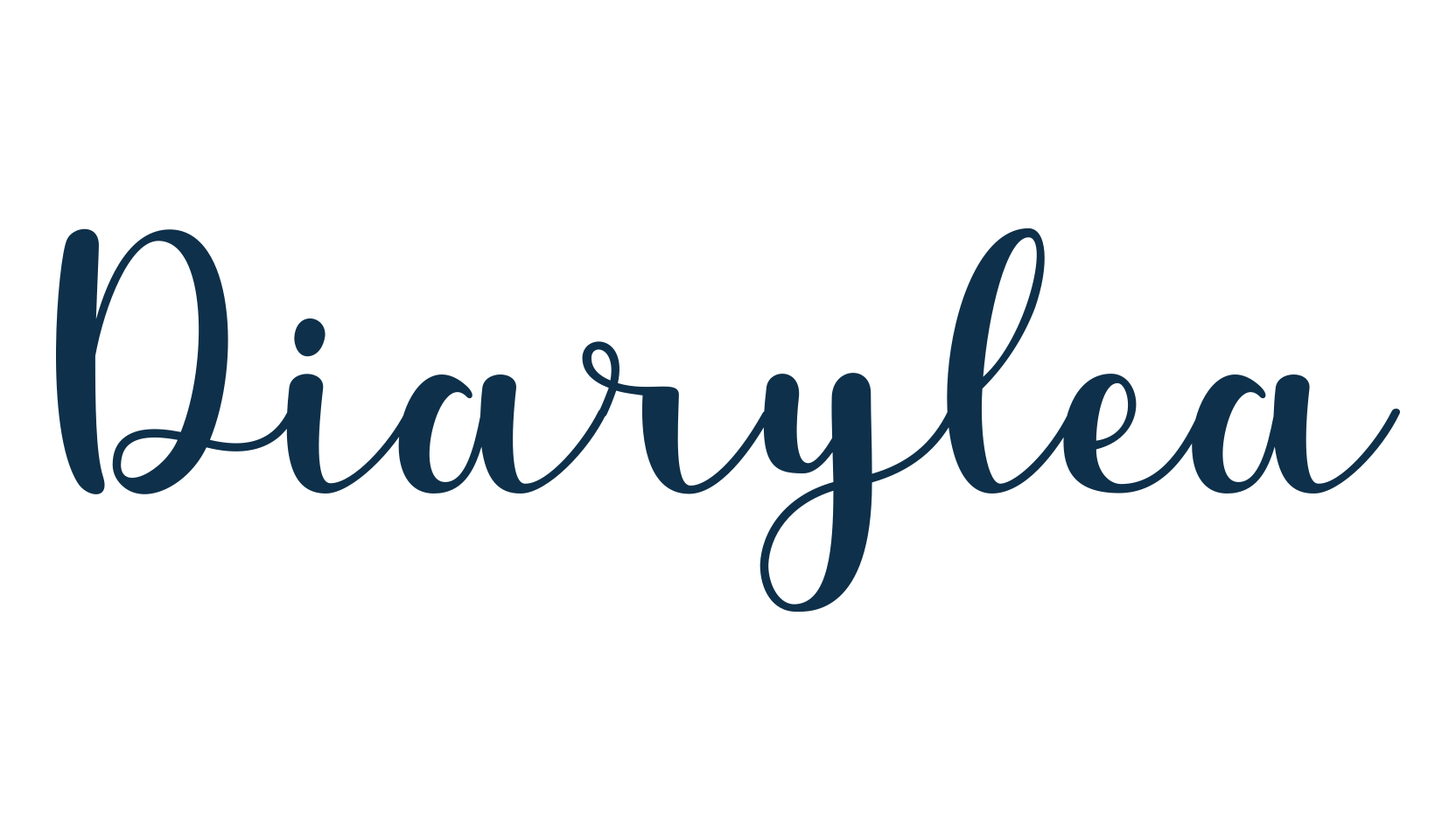 Diarylea, script calligraphy fancy decorative font preview