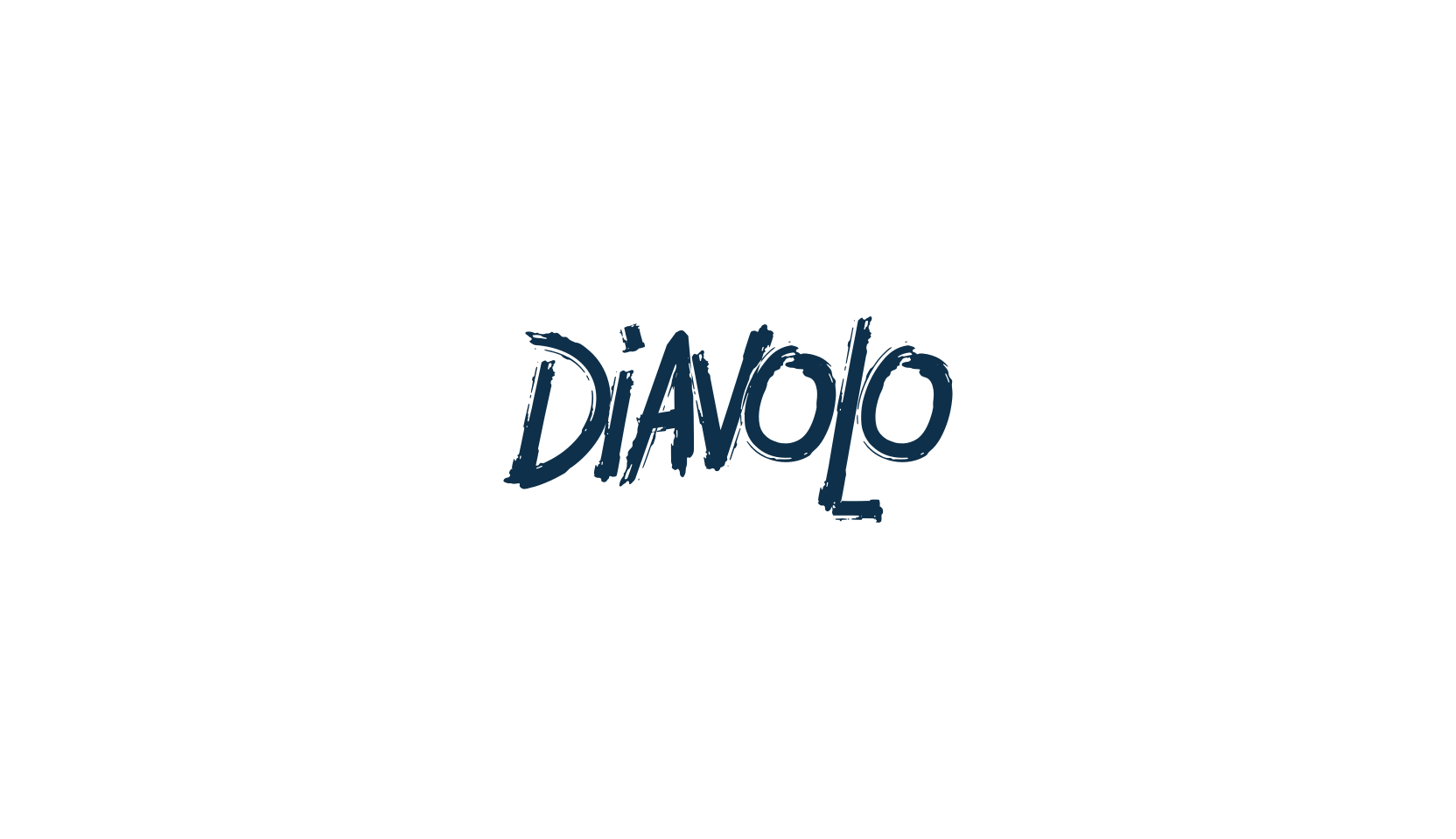 Diavolo, script brush fancy decorative calligraphy font preview