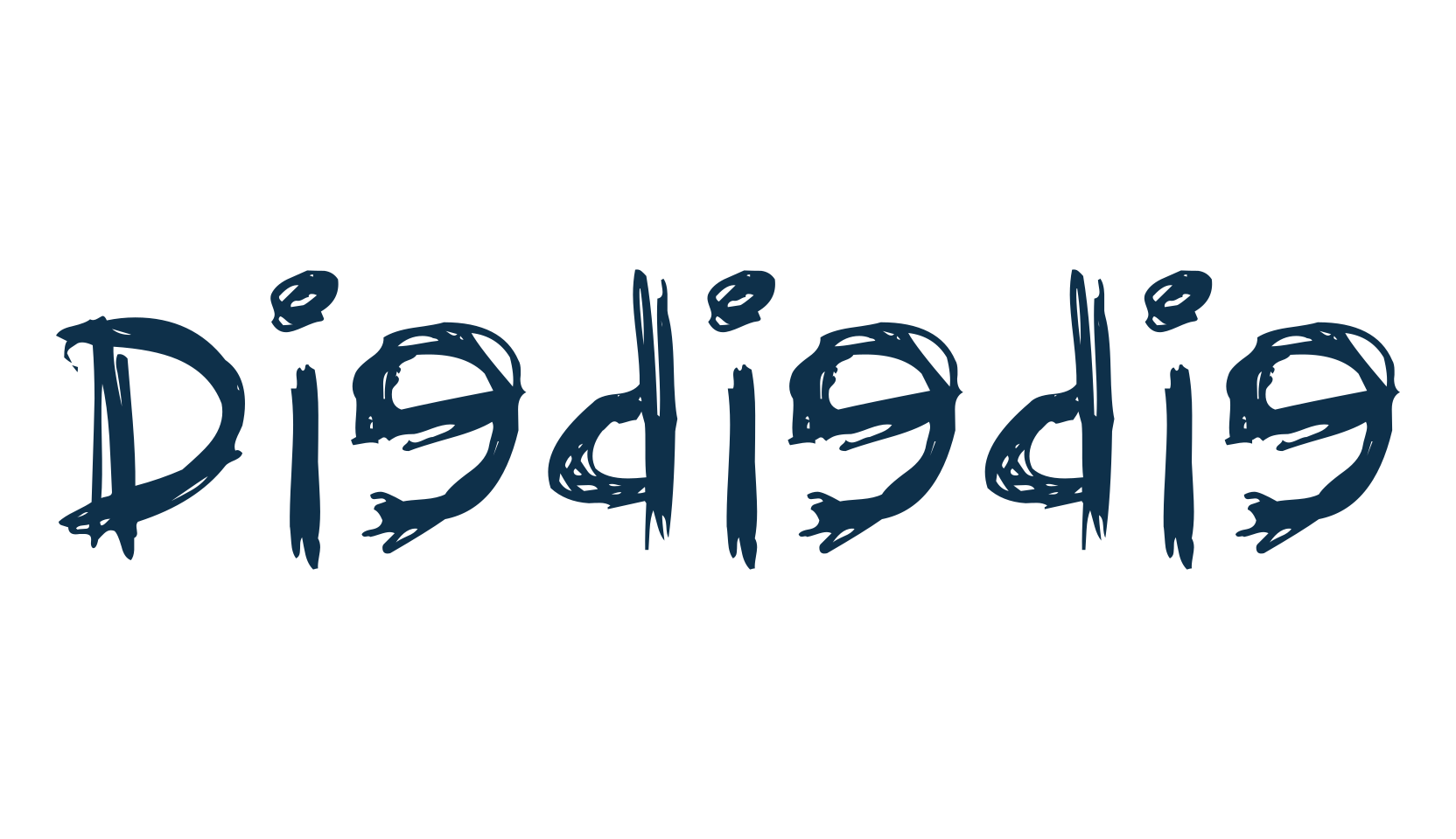 Diediedie, script trash fancy decorative calligraphy font preview