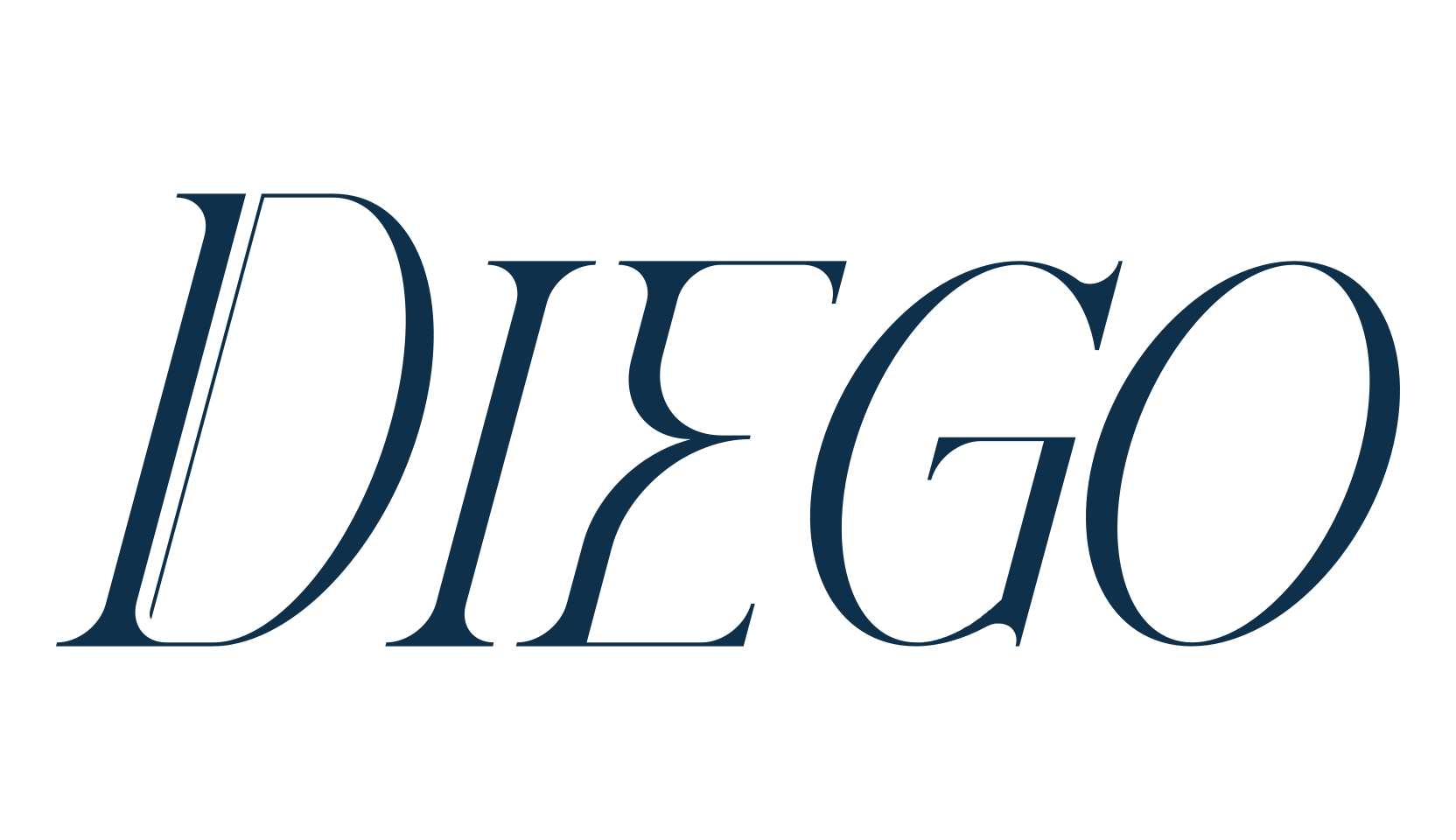 Diego, fancy retro decorative font preview