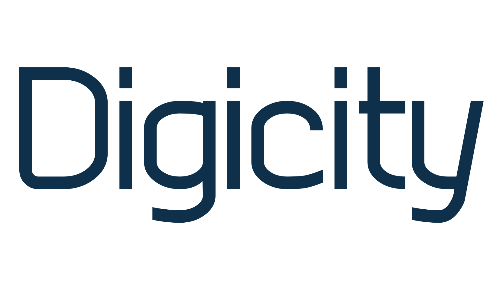 Digicity, sans serif font preview