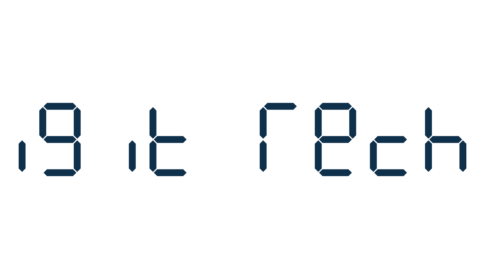 Digit Tech, techno lcd sci-fi font preview
