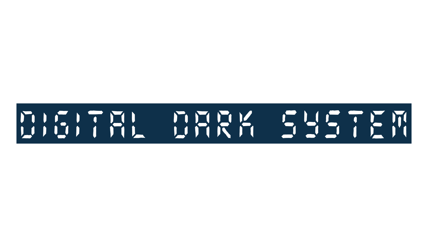 Digital Dark System, lcd font preview