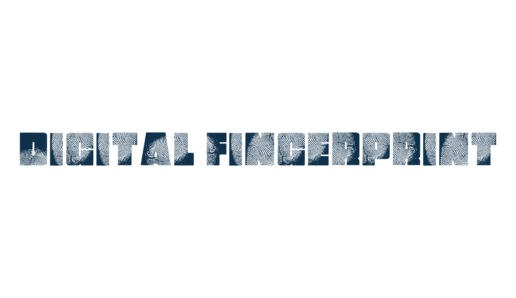Digital Fingerprint, decorative font preview