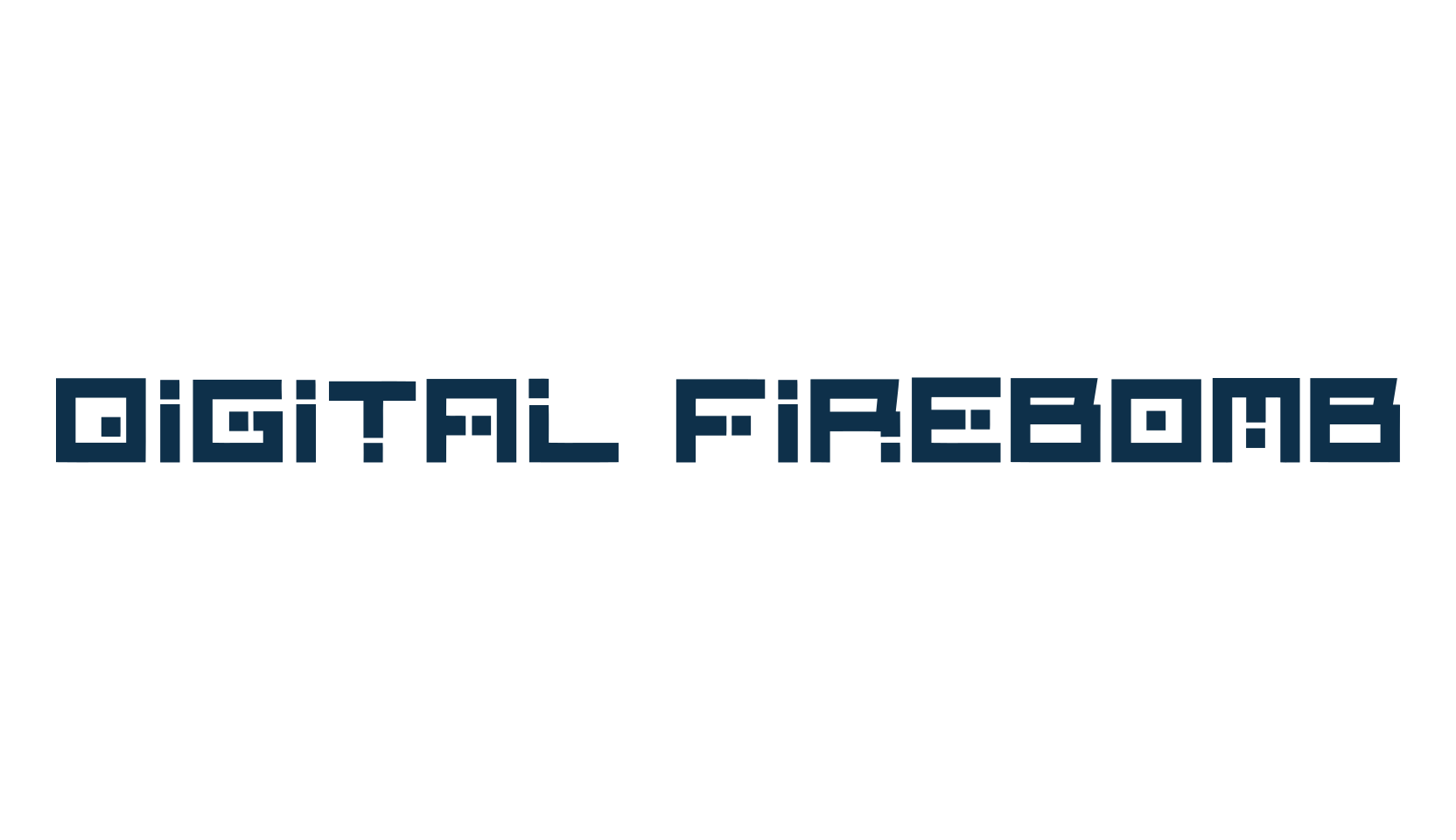 Digital Firebomb, square font preview