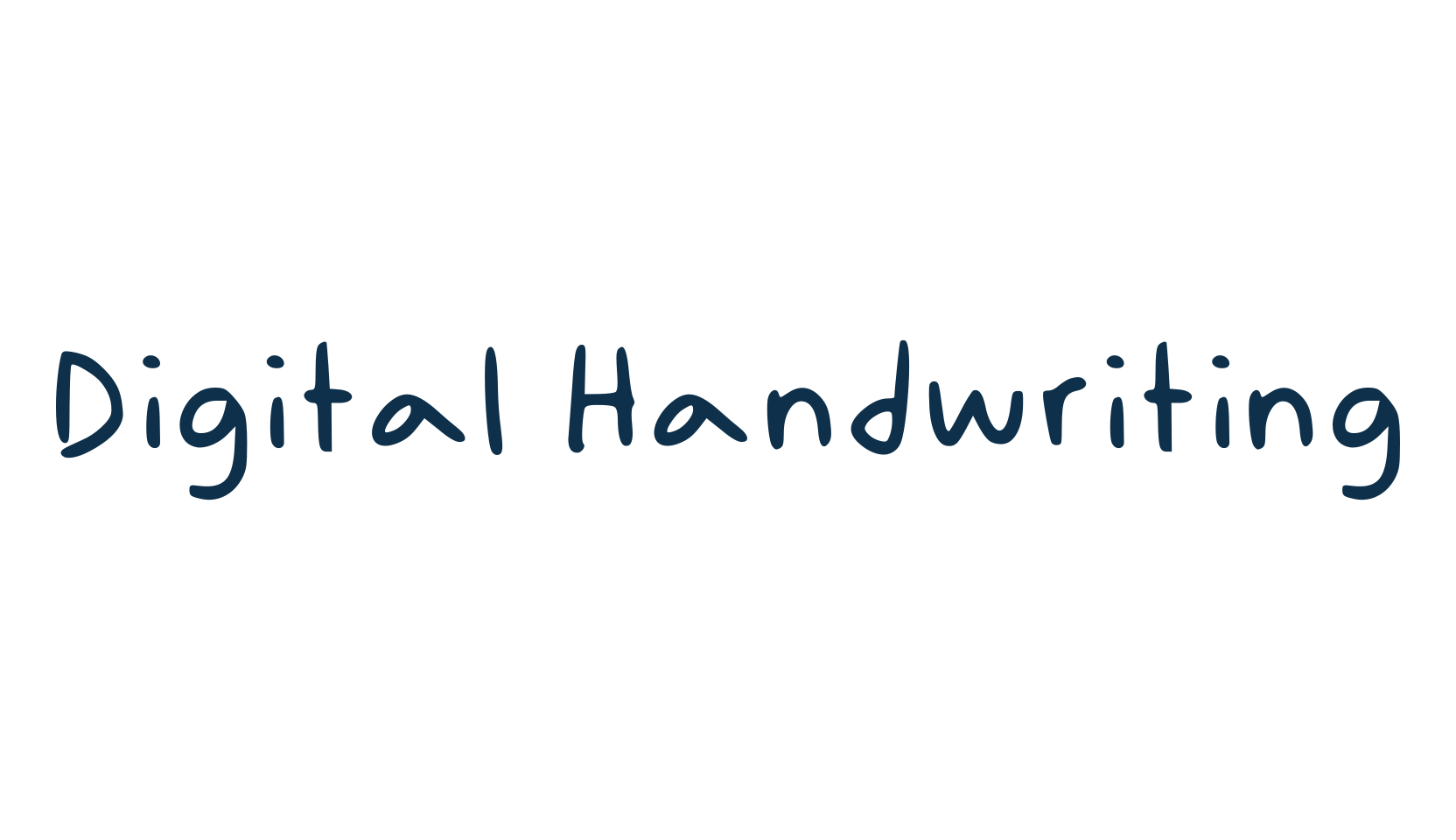 Digital Handwriting, script handwritten fancy decorative calligraphy font preview