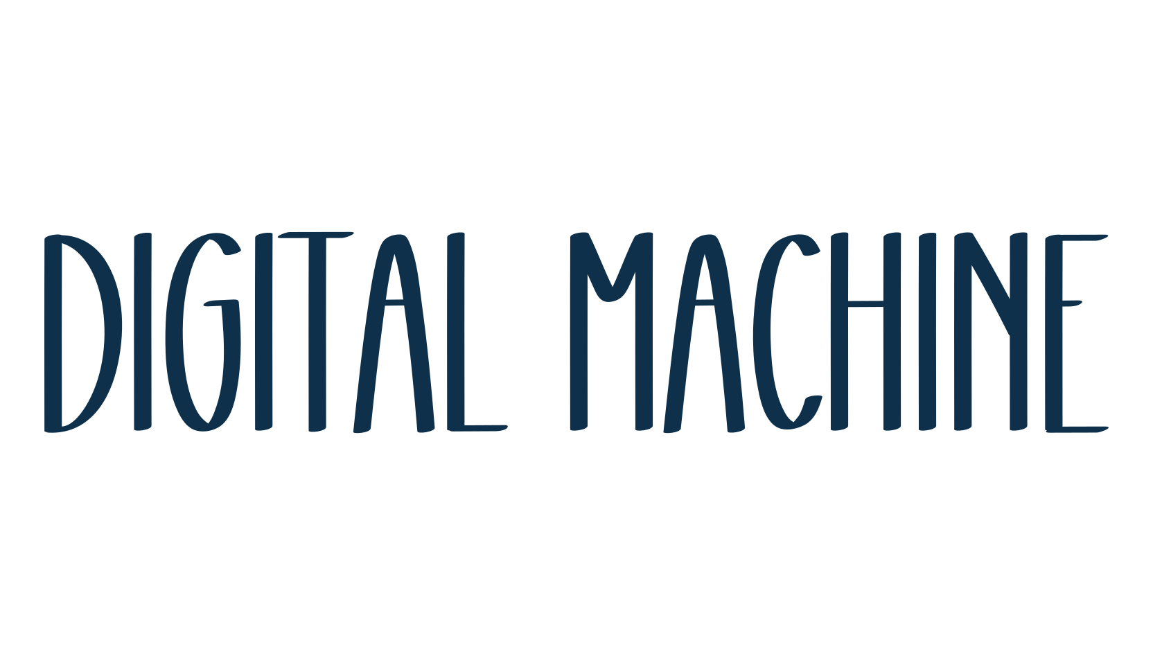 Digital Machine, fancy various decorative script calligraphy font preview
