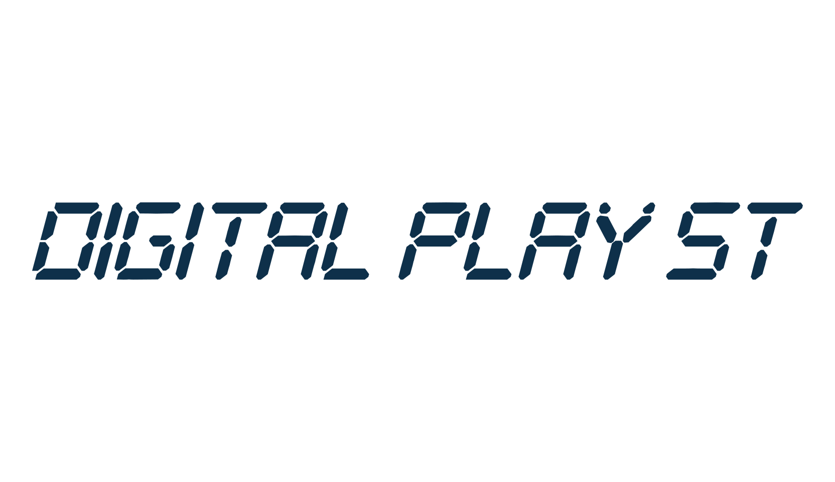 Digital Play St, techno lcd sci-fi font preview