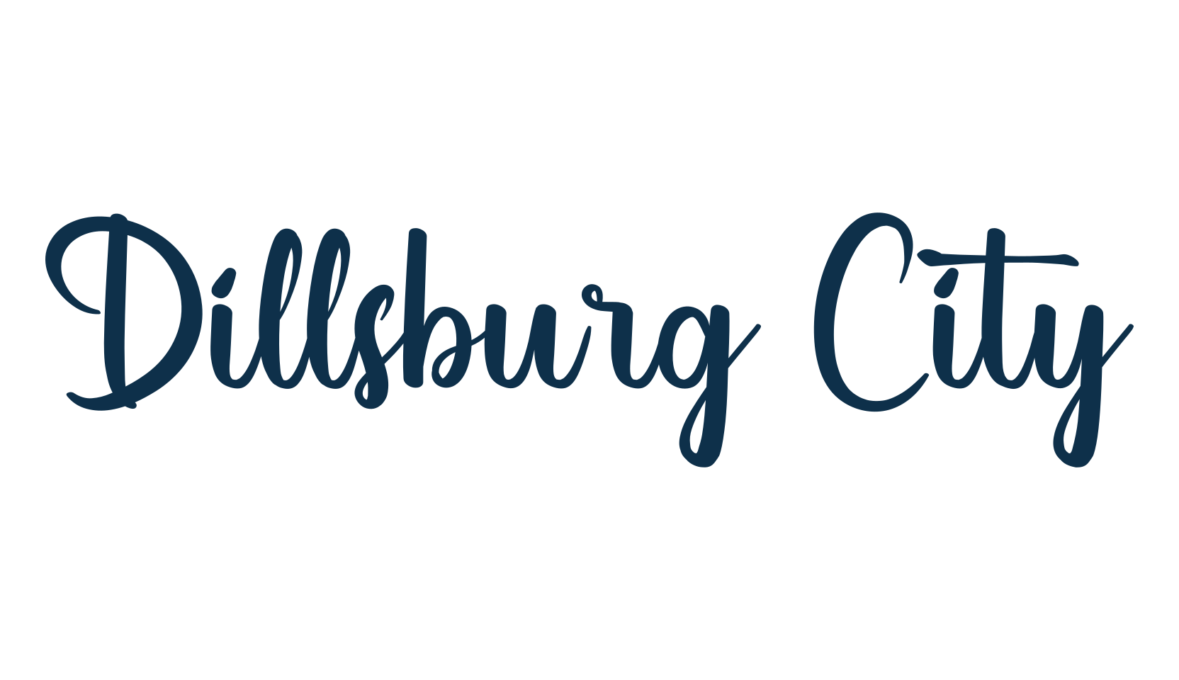 Dillsburg City, fancy decorative font preview