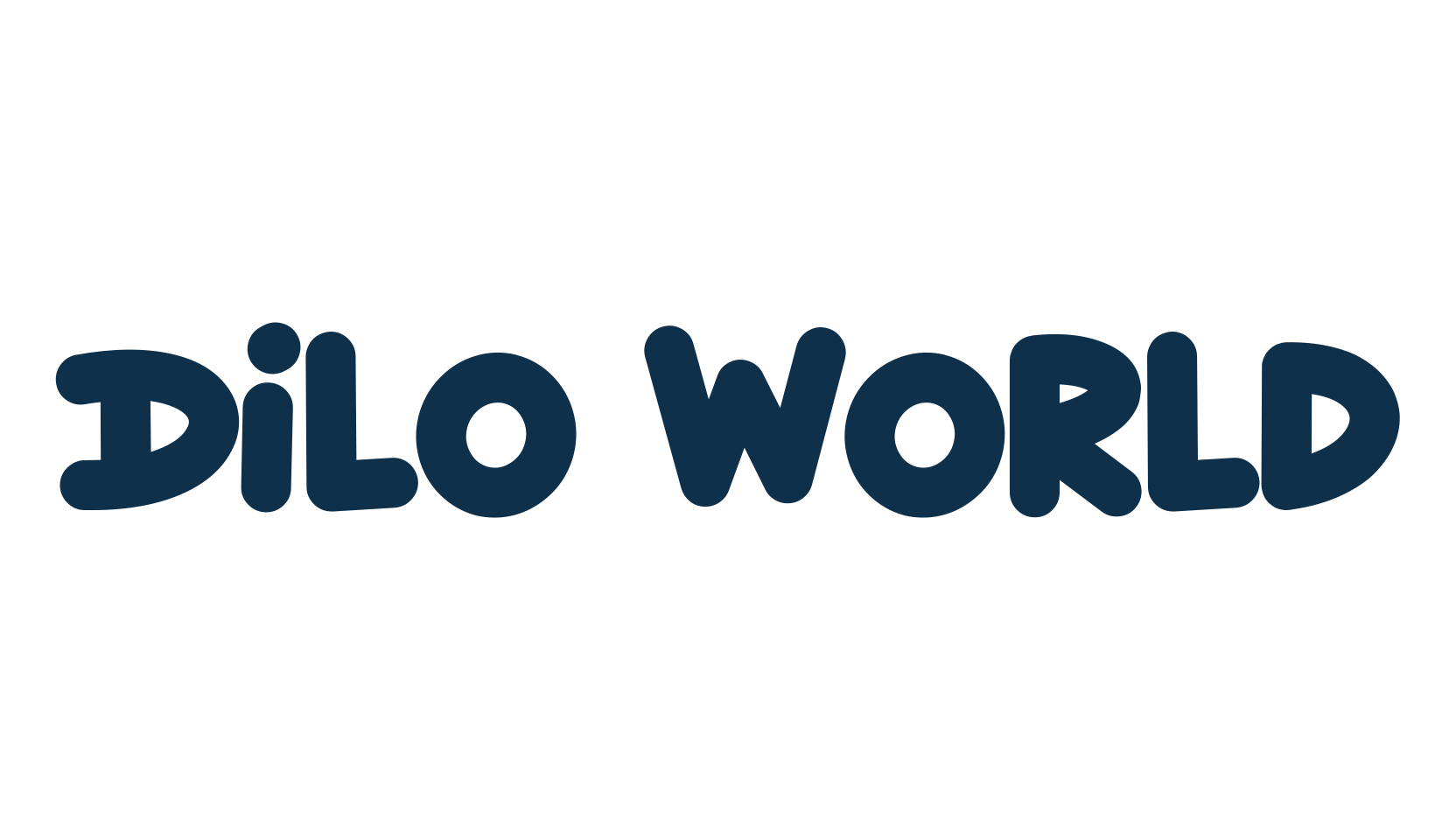 Dilo World, cartoon font preview