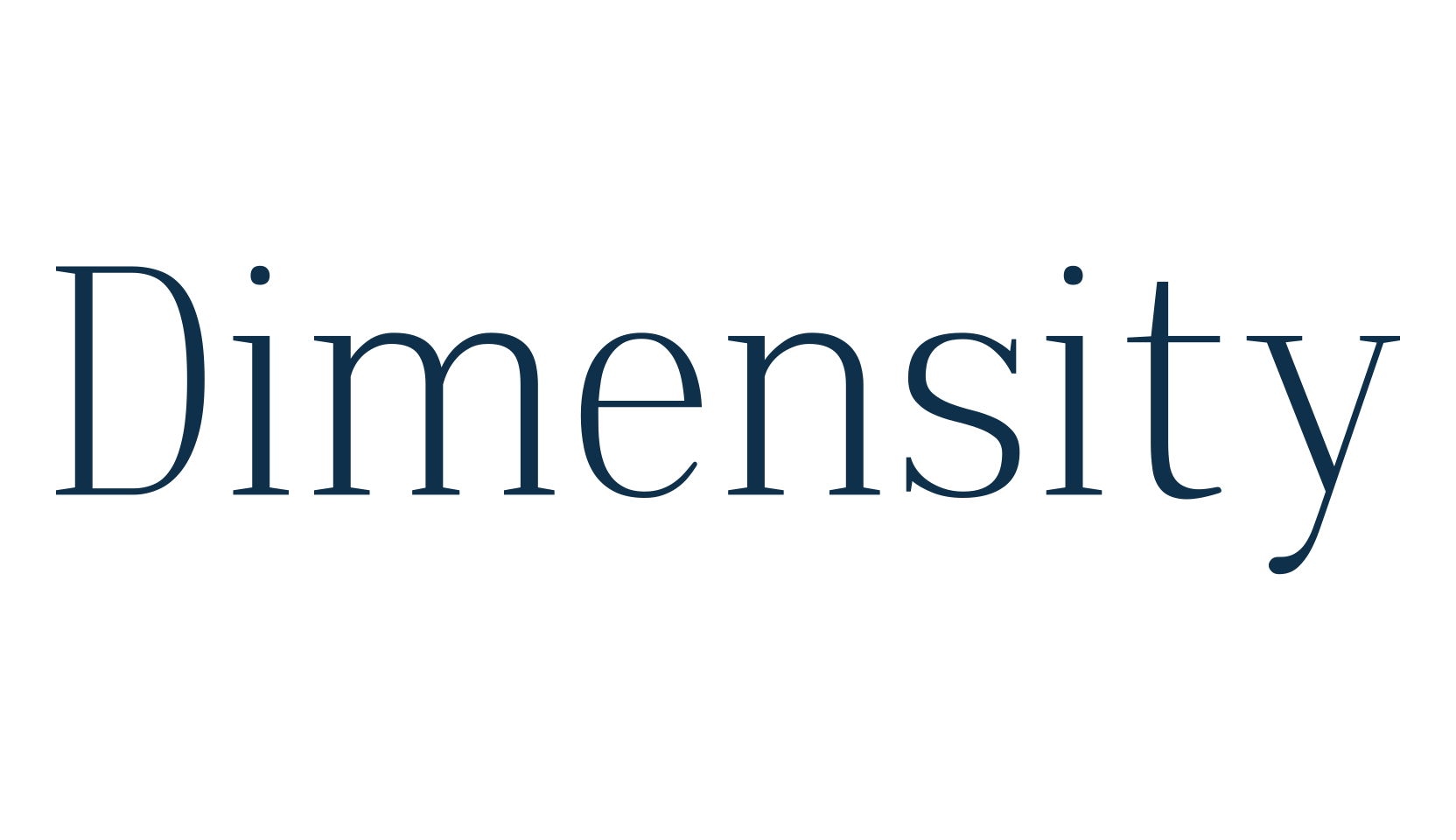 Dimensity, basic serif font preview