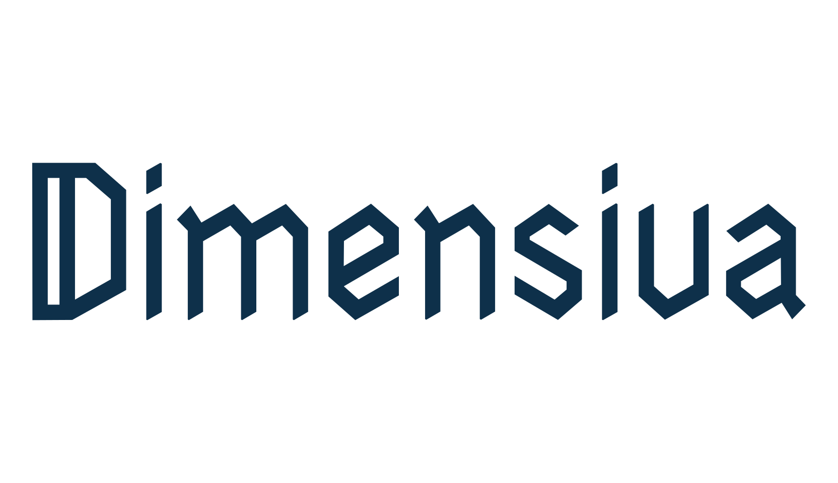 Dimensiva, gothic modern font preview