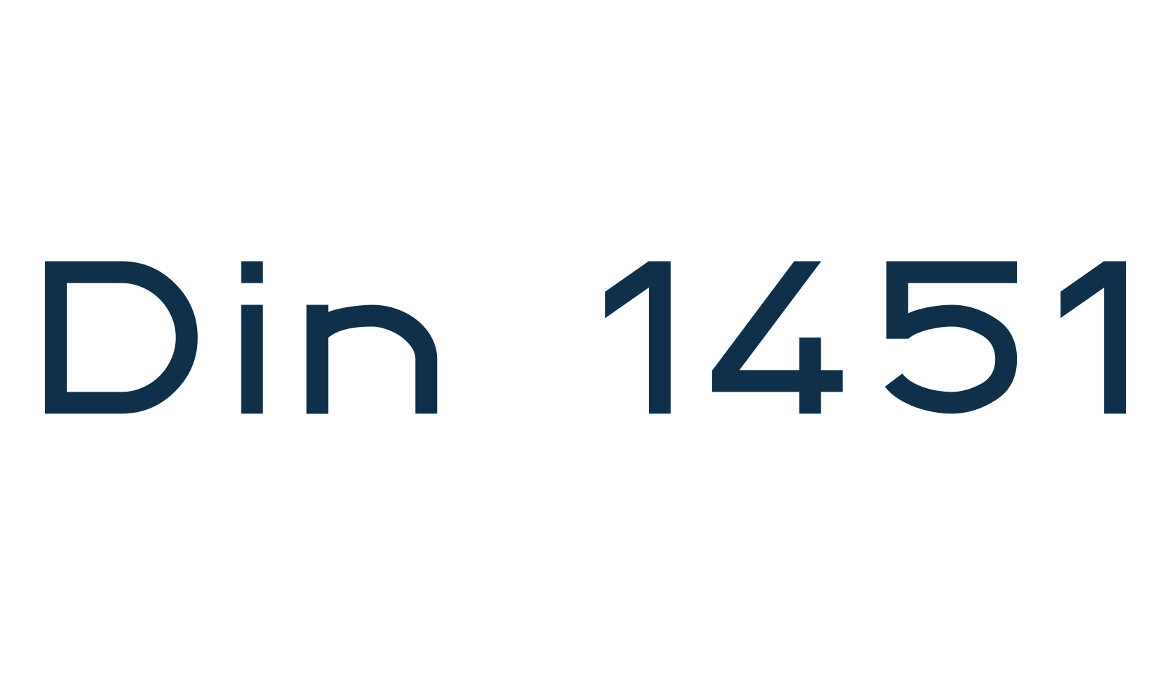 Din 1451, sans serif font preview