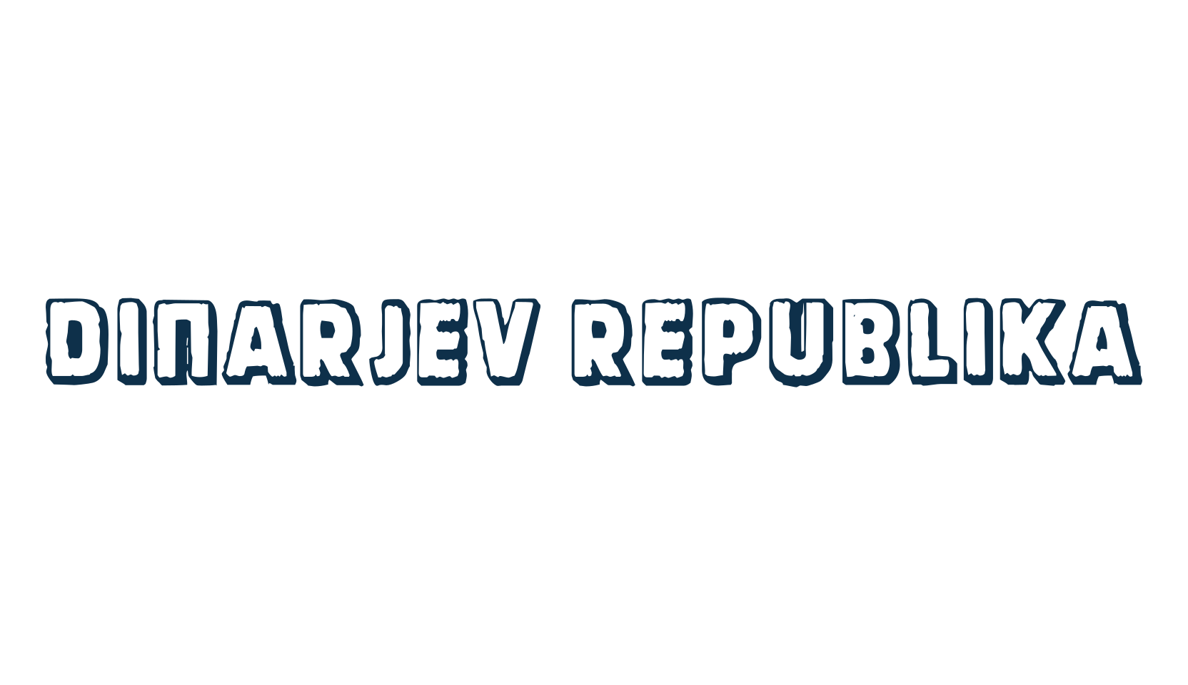 Dinarjev Republika, foreign look russian font preview