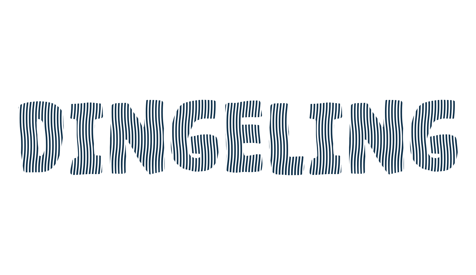 Dingeling, fancy cartoon decorative font preview