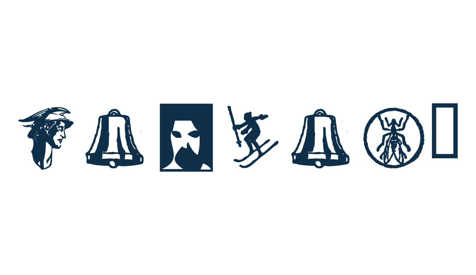 Dingies (dingies), fancy decorative font preview