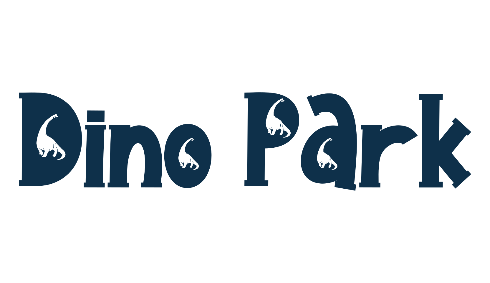 Dino Park, decorative font preview